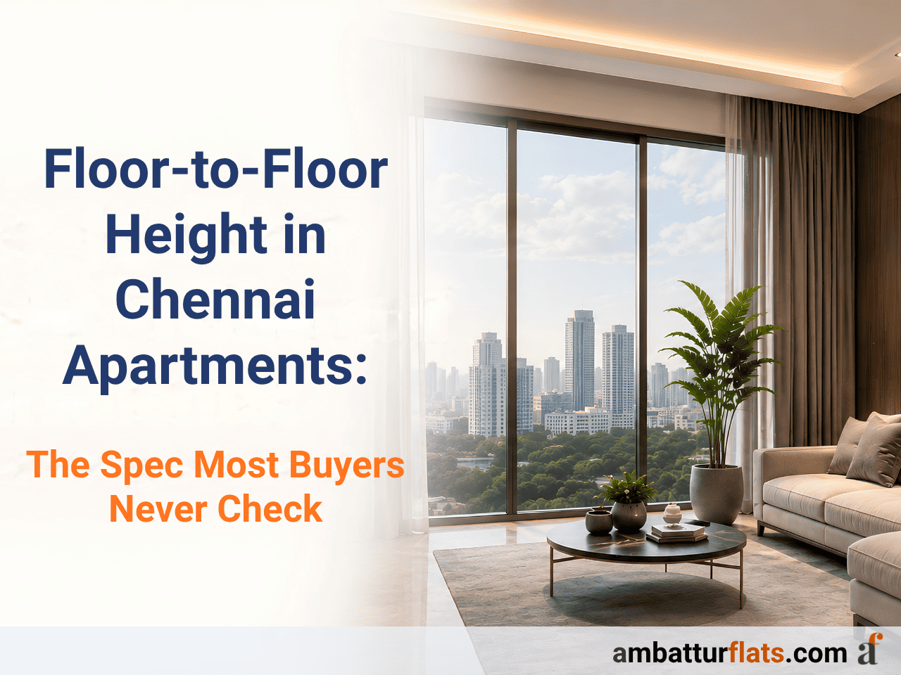 Floor to Floor Height in Apartments